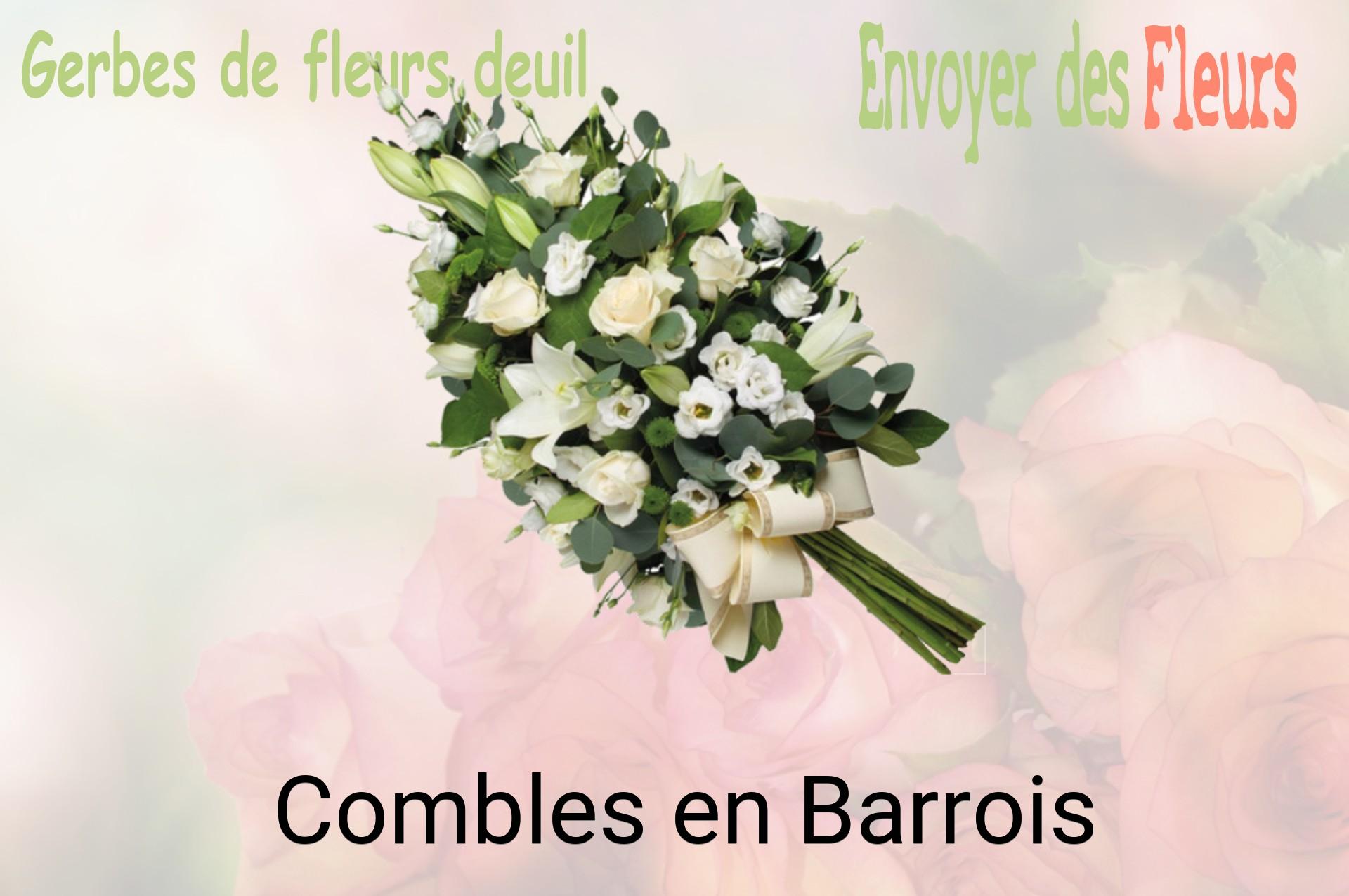 Gerbe de fleurs de deuil livrée à Combles-en-Barrois